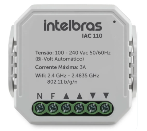 Acionador de Cortinas Smart IAC 110 Intelbras