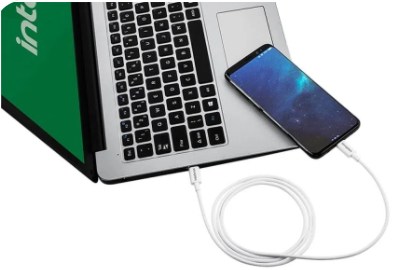 Cabo USB C - USB C Branco PVC 1,2m Intelbras EUCC 12PB