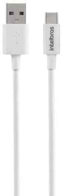 Cabo USB - USB C Branco PVC 1,2m Intelbras EUAC 12PB