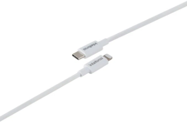 Cabo USB C - Lightning Branco PVC 1,2m Intelbras EUCL 12PB