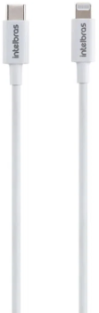 Cabo USB C - Lightning Branco PVC 1,2m Intelbras EUCL 12PB