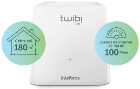 Roteador Twibi Giga Wi-Fi 5 Mesh Intelbras