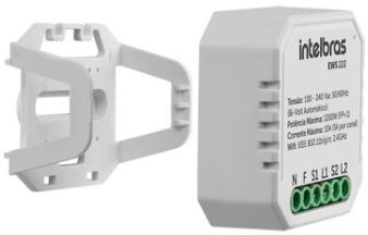 Controlador de Ambientes 2 Interruptores Smart Wi-Fi Intelbras EWS 222