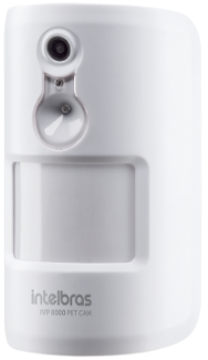 Sensor de Movimento Infravermelho Sem Fio com Câmera Intelbras IVP 8000 PET CAM