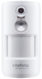 Sensor de Movimento Infravermelho Sem Fio com Câmera Intelbras IVP 8000 PET CAM