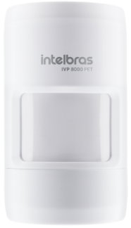 Sensor de Movimento Infravermelho Sem Fio Intelbras IVP 8000 PET