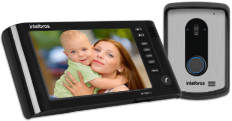 Video Porteiro Intelbras IV 7010 HF Preto