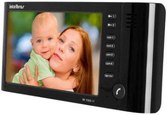 Video Porteiro Intelbras IV 7010 HF Preto