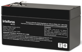 Bateria chumbo-ácido 12 V Intelbras XB 1212