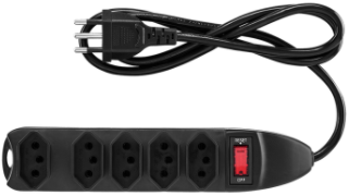 Protetor Eletrônico 5 Tomadas EPE 1005 Preto Intelbras