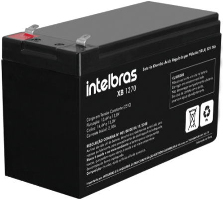 Bateria chumbo-ácido 12 V Intelbras XB 1270