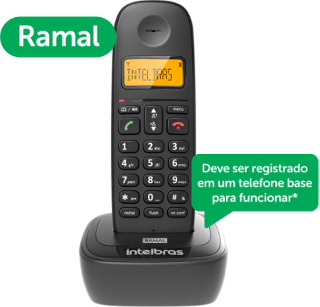 Ramal Sem Fio Intelbras TS 2511