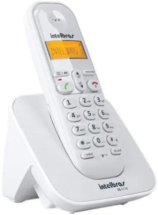 Telefone Sem Fio Intelbras TS 3110 Branco