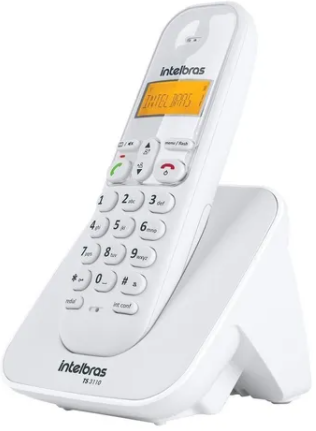 Telefone Sem Fio Intelbras TS 3110 Branco