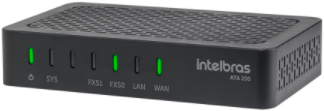Adaptador IP para Telefones Analógicos Intelbras ATA 200