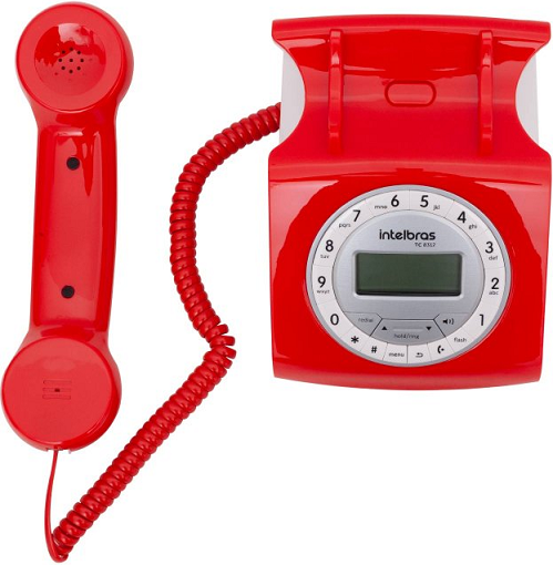 Telefone Vermelho Intelbras TC 8312