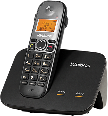 Telefone Sem Fio Entrada 2 Linhas TS 5150 Intelbras