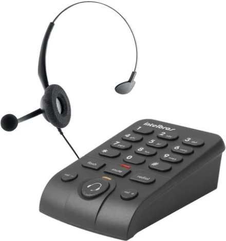 Telefone Headset Intelbras HSB 50