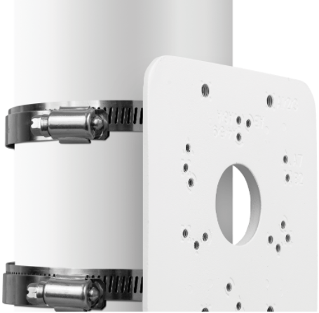 Suporte de Poste Para Câmeras Intelbras VBOX 3000 P