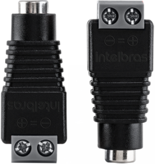 Conector P4 Fêmea Conex 1000 Intelbras Pacote 10 Peças