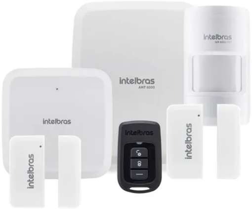 Kit de Alarme Sem Fio Contra Roubo Intelbras AMT 8000