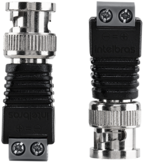 Conector BNC Borne Conex 1000 Intelbras Pacote 10 peças