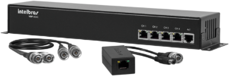 Power Balun 4 Canais Intelbras VBP A04C