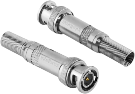 Conector BNC Mola Conex 1000 Intelbras Pacote 10 Peças