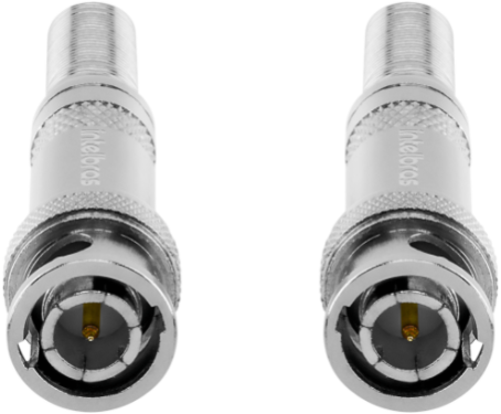 Conector BNC Mola Conex 1000 Intelbras Pacote 10 Peças