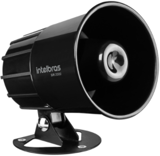 Sirene com Fio 9 a 15 VDC 115 dB SIR 2000 Intelbras