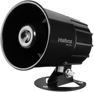 Sirene com Fio 9 a 15 VDC 115 dB SIR 2000 Intelbras