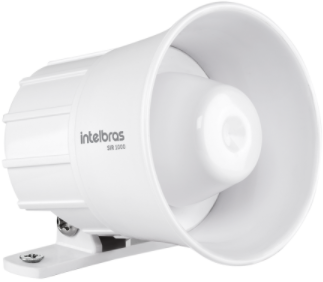 Sirene com Fio 9 a 15 VDC 105 dB SIR 1000 Intelbras