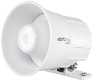 Sirene com Fio 9 a 15 VDC 105 dB SIR 1000 Intelbras