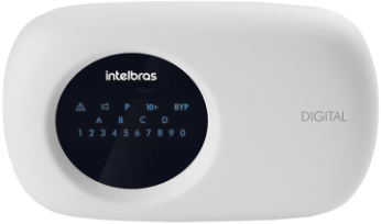 Teclado para Centrais Alarme XAT 3000 LED Intelbras