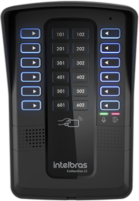 Porteiro Eletrônico Coletivo Collective 12 Intelbras