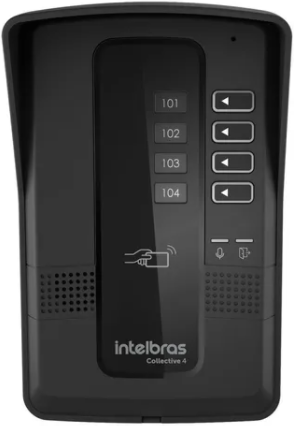 Porteiro Eletrônico Coletivo Collective 4 Intelbras
