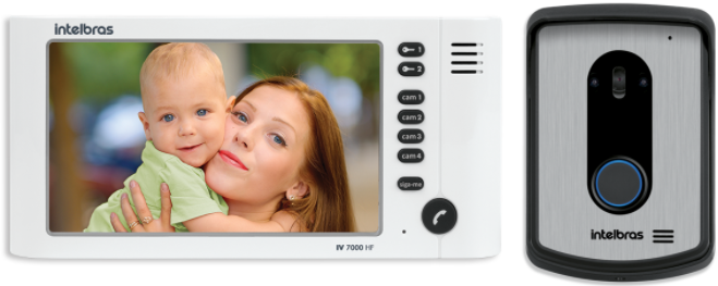 Vídeo Porteiro Intelbras IV 7010 HF Branco