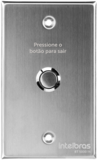 Acionador Abertura Inox Embutir BT 5000 IN Intelbras