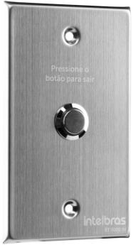 Acionador Abertura Inox Embutir BT 5000 IN Intelbras