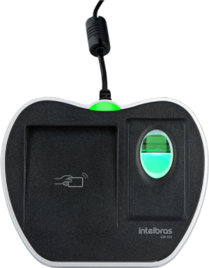Leitor Cadastrador Biométrico RFID CM 350 Intelbras
