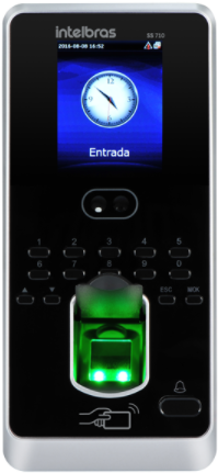 Controlador Acesso Intelbras Biometria Digital e Facial SS 710