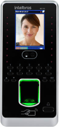 Controlador Acesso Intelbras Biometria Digital e Facial SS 710