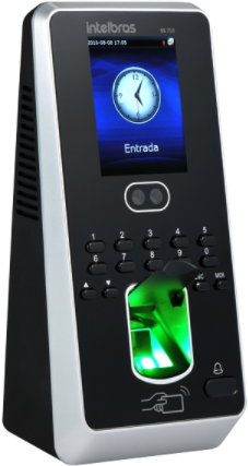 Controlador Acesso Intelbras Biometria Digital e Facial SS 710