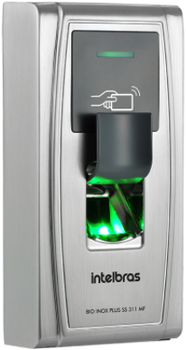 Controlador de Acesso Intelbras 13,56MHz Bio Inox Plus SS 311 MF