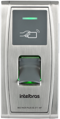 Controlador de Acesso Intelbras 13,56MHz Bio Inox Plus SS 311 MF