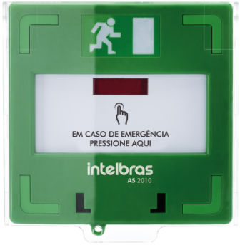 Acionador de Emergência Rearmável Intelbras AS 2010