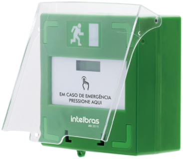 Acionador de Emergência Rearmável Intelbras AS 2010