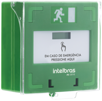 Acionador de Emergência Rearmável Intelbras AS 2010