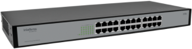 Switch 24 Portas Fast Ethernet SF 2400 QR+ Intelbras