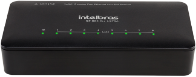 Switch 8 Portas Fast SF 800 Q+ ULTRA Proteção Antissurto Intelbras